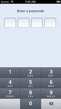 Set passcode