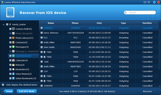 Preview and select files