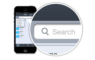 File Searching in File Manager