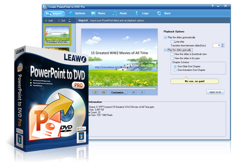 Leawo PowerPoint to DVD Pro